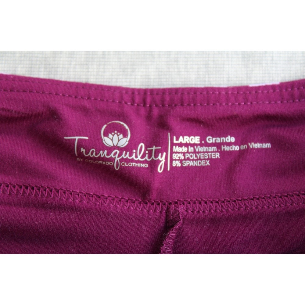 Lot of 2 Tranquility Colorado Clothing Purple Blue Floral Skort Sz Large Active - Picture 7 of 9